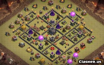 Top Town Hall 9 Base Layouts for CoC: War & Trophy Maps #7925
