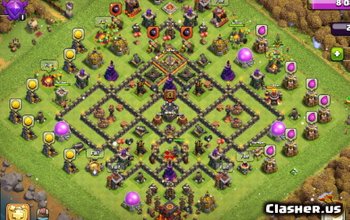 CoC Town Hall 10 Base Layouts: War, Trophy & Home Maps #7931