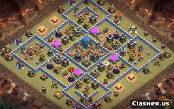 CoC Town Hall 12 Base Layouts: Home, War, Trophy & Farming #7972