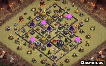 CoC Town Hall 9 Base Layouts: War, Trophy & Farming Maps #7996