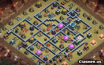 CoC Town Hall 13 Base Layouts: Home, War & Trophy Maps #8057