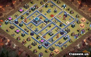CoC Town Hall 13 Base Layouts: War, Trophy & Home Village #8115