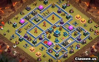 CoC Town Hall 13 Base Layouts: War, Trophy & Home Maps #8128