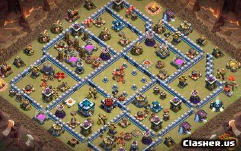 Town Hall 13 CoC Base Layouts: War, Trophy & Home Maps #8151