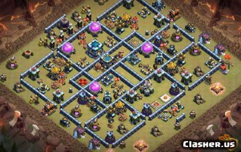 Top Town Hall 13 CoC Base Layouts & Maps for War & Trophies #8204