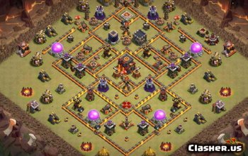 CoC Town Hall 10 Base Layouts: War, Trophy & Home Village #8225