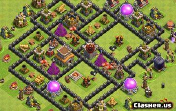 CoC Town Hall 8 Base Layouts - Home, War & Trophy Maps #8275