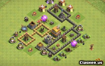 CoC Town Hall 5 Base Layouts: Home, War & Trophy Maps #8291