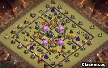 CoC Town Hall 9 Base Layouts: Home, War, Trophy Maps #8297
