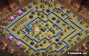 Top Town Hall 13 Base Layouts for CoC: War, Trophy & More #8339