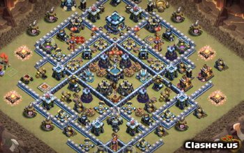CoC Town Hall 13 Base Layouts: Home, War & Trophy Maps #8415