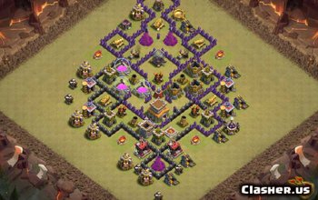 Town Hall 8 CoC Base Layouts: Home, War & Trophy Maps #8437