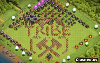 TH10 Base Layouts & Links - CoC Town Hall 10 Designs #8471