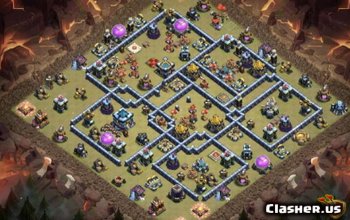 CoC Town Hall 13 Base Layouts: War, Trophy & Home Maps #8532