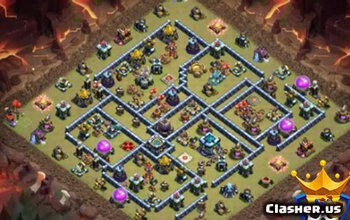 CoC Town Hall 13 Base Layouts: War, Trophy & Home Maps #8574