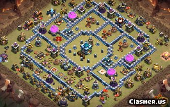 CoC Town Hall 13 Base Layouts: Farming, War & Trophy Maps #8577