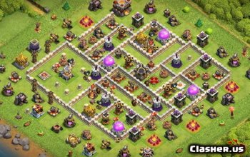 CoC Town Hall 11 Base Layouts & Maps: Home & War Bases #8585