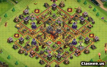 CoC Town Hall 10 Base Layouts: Farming, Trophy & War Maps #8586