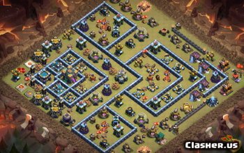 Top CoC Town Hall 14 Base Layouts & War/Trophy Maps #8635