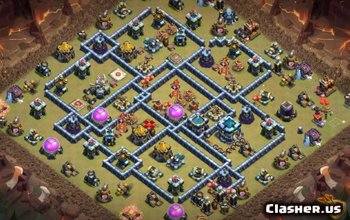 CoC Town Hall 13 Layouts: Home, War, Trophy Maps & Links #8699