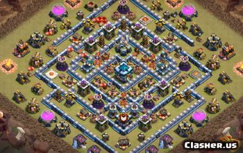 CoC Town Hall 13 Base Layouts: Maps & Links for Home & War #8747
