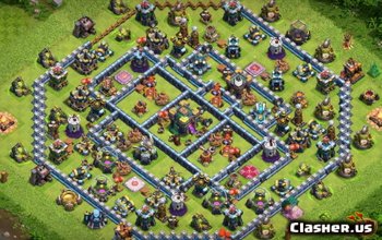 CoC Town Hall 14 Base Layouts: Home, War, Trophy & Farming #8912