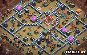 CoC Town Hall 14 Base Layouts: Home, War & Trophy Maps #8929