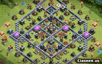 CoC Town Hall 14 Base Layouts: Farming & Trophy Maps #8952
