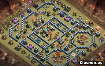 Top Town Hall 14 CoC Base Layouts & Maps - Clash of Clans #8972