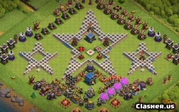 CoC Town Hall 12: Base Layouts & Maps for Home Village #9078