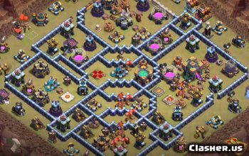 CoC Town Hall 14 Base Layouts: War, Trophy & Home Maps #9231