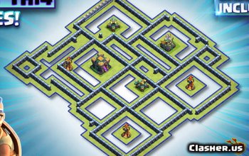 CoC Town Hall 14 Base Layouts: Home, War, Trophy Maps #9290