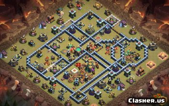 CoC Town Hall 14 Base Layouts: Home, War & Trophy Maps #9385