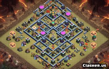 Top CoC Town Hall 14 Base Layouts & Maps for War & Trophies #9558