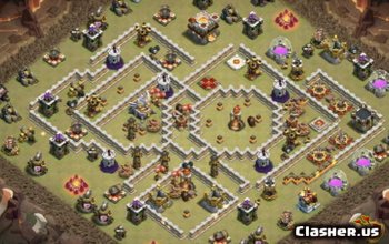 CoC Town Hall 11 Base Layouts & Maps for Home & War #9804