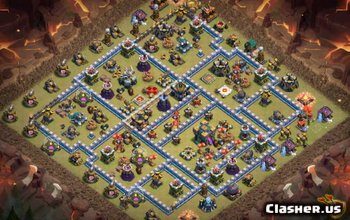 Top CoC Town Hall 14 Base Layouts & Maps for War & Trophies #10064