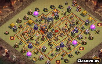 CoC Town Hall 10 Layouts: Home, War & Trophy Bases #10274