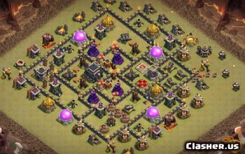 CoC Town Hall 9 Base Layouts: War, Trophy & More #10362