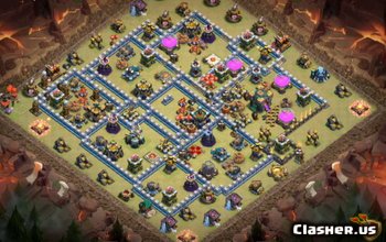 CoC Town Hall 14 Base Layouts: Home, War, Trophy Maps #10398