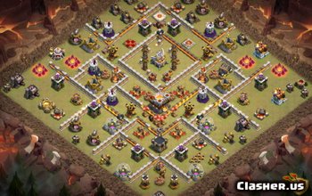 Copy Top Town Hall 11 Bases: Home, War & Trophy Layouts #10499