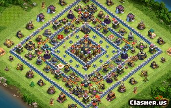 Top CoC Base Layouts for Town Hall 14 - Links & Maps #10721
