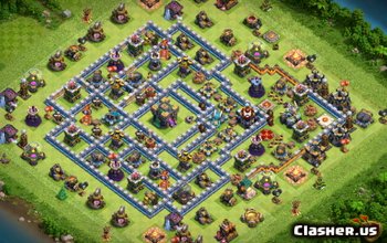 CoC Town Hall 14 Base Layouts: Maps for War & Trophy #10727