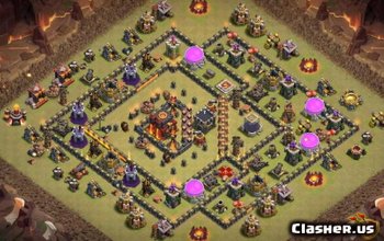 CoC Town Hall 10 Base Layouts: War, Farming & Trophy Maps #11099