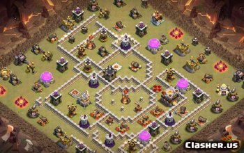 CoC Town Hall 11 Base Layouts: Home, War & Trophy Maps #11239