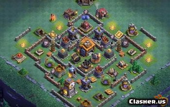 Builder Hall 7 Coc Base Layouts Links Clash Of Clans Clasher Us