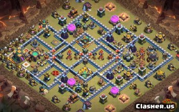 CoC Town Hall 14 Base Layouts: Home, War & Trophy Maps #11435