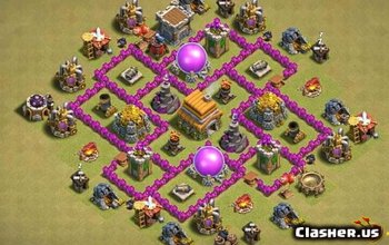 CoC Town Hall 6 Base Layouts: War, Trophy & Home Maps #11459