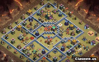 CoC Town Hall 14 Base Layouts: Home, War & Trophy Maps #11547