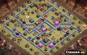 CoC Town Hall 14 Base Layouts: War, Trophy & Maps #11567