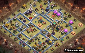 Best CoC Town Hall 14 Base Layouts & Maps for War & Trophies #11571